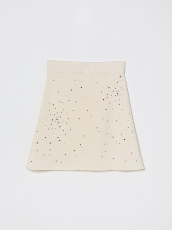 26SS [키즈] 돌체앤가바나 스커트 L5KI05JDVFB W3796 Ivory - DOLCE & GABBANA