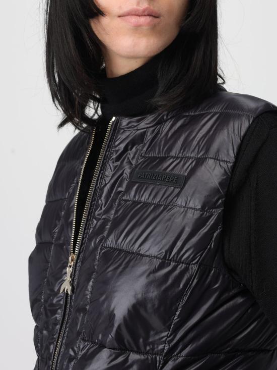 25FW 파트리지아페페 베스트 8O0193A631 K103 Black - PATRIZIA PEPE
