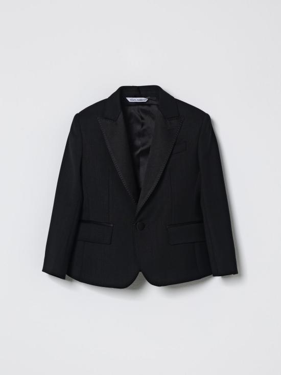 26SS [키즈] 돌체앤가바나 캐주얼 자켓 L41J89G7PQI N0000 Black