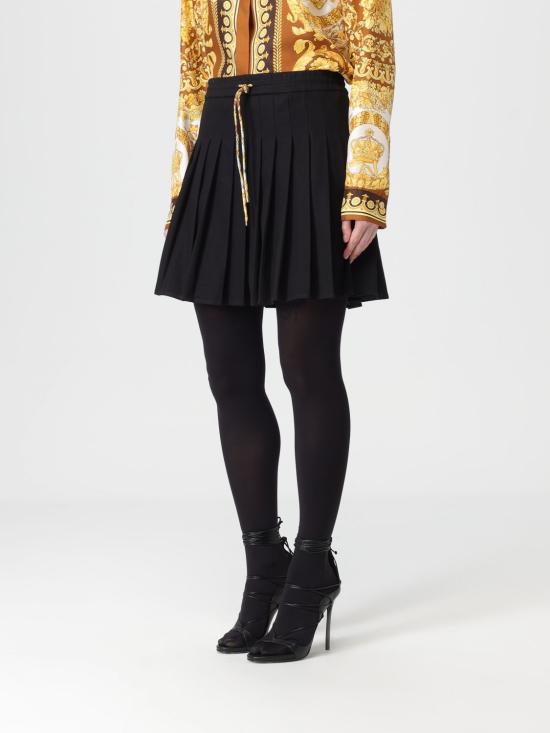 25FW 베르사체 숏 스커트 10202951A14794 1B000 Black - VERSACE