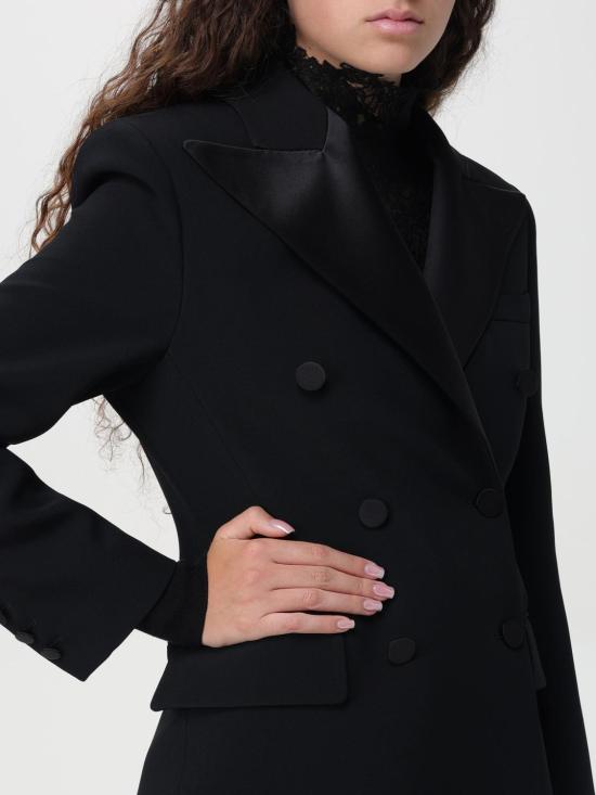 25FW 에르마노 설비노 자켓 D456I303TEILM 95708 Black - ERMANNO SCERVINO