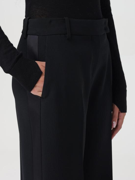 25FW 에르마노 설비노 팔라초 팬츠 D456P313TEILM 95708 Black - ERMANNO SCERVINO