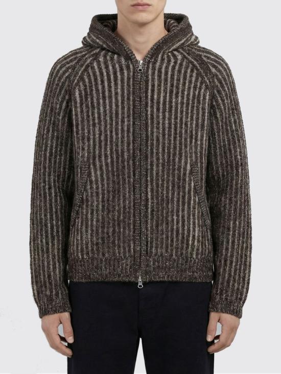 25FW 아워레가시 스웨터 W4253LV VANISEBROWNSTRIPEISELSWOOL Brown