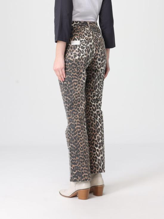 26SS 가니 레오파드 플레어 크롭 J1059 943 Multicolor - GANNI