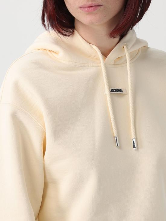 26SS 자크뮈스 르 그로그랭 후드 티셔츠 HOW00247AJ00109 130 Beige - JACQUEMUS