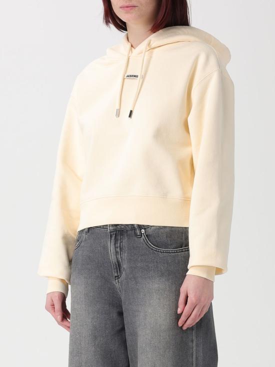26SS 자크뮈스 르 그로그랭 후드 티셔츠 HOW00247AJ00109 130 Beige - JACQUEMUS