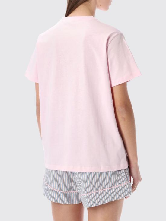 26SS 가니 반팔 티셔츠 A105007411026 868 Pink - GANNI