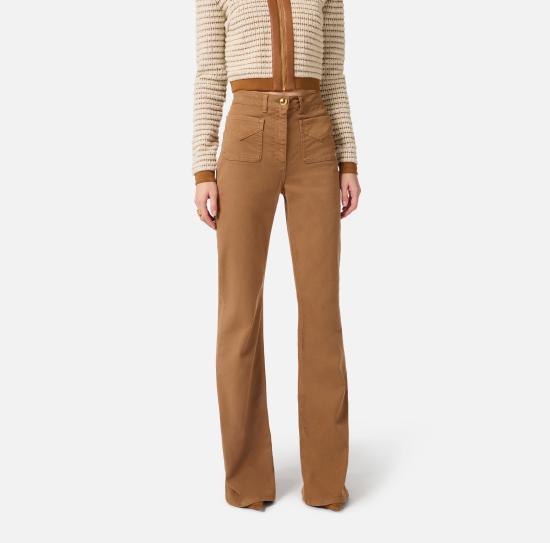 26SS 엘리자베타프랜치 데님 팬츠 PJ22N61E2 AI6 Daino - ELISABETTA FRANCHI