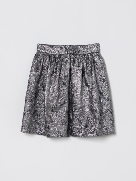 26SS [키즈] 돌체앤가바나 스커트 L55I77HJMQW S0998 Silver - DOLCE & GABBANA