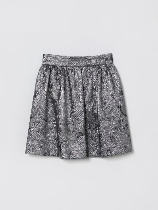 26SS [키즈] 돌체앤가바나 스커트 L55I77HJMQW S0998 Silver