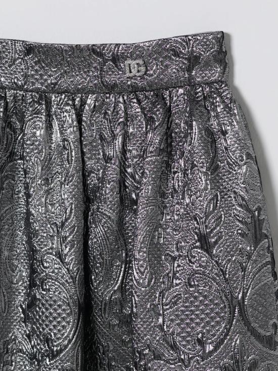 26SS [키즈] 돌체앤가바나 스커트 L55I77HJMQW S0998 Silver - DOLCE & GABBANA