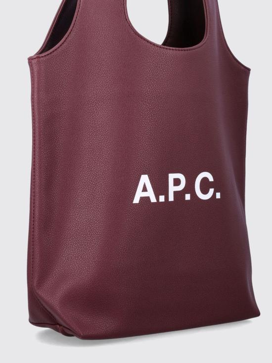 26SS 아페쎄 니논 스몰 토트백 M61861PUABO HAC Burgundy - A.P.C.