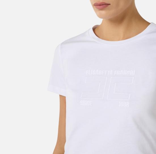 26SS 엘리자베타프랜치 스웨터 MA71G61E2 270 Gesso - ELISABETTA FRANCHI