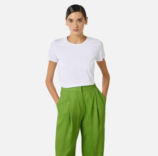 26SS 엘리자베타프랜치 스웨터 MA71G61E2 270 Gesso - ELISABETTA FRANCHI