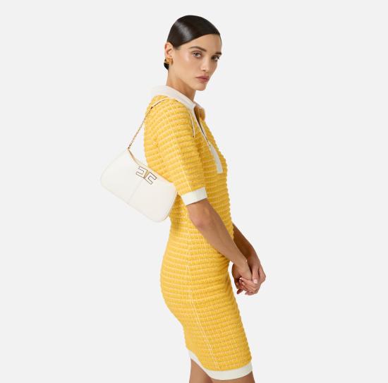 26SS 엘리자베타프랜치 토트백 BS93A61E2 360 Avorio - ELISABETTA FRANCHI