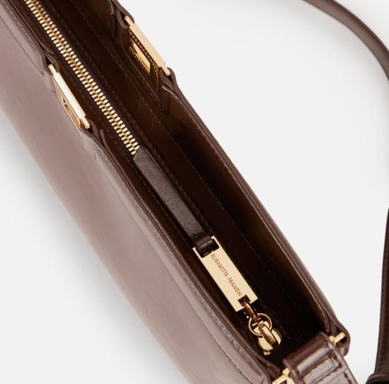 26SS 엘리자베타프랜치 토트백 BS17A61E2 EV9 Dark chocolate - ELISABETTA FRANCHI