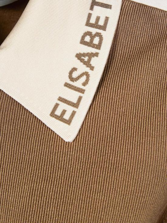26SS 엘리자베타프랜치 스웨터 MK66S61E2 727 Argilla burro - ELISABETTA FRANCHI