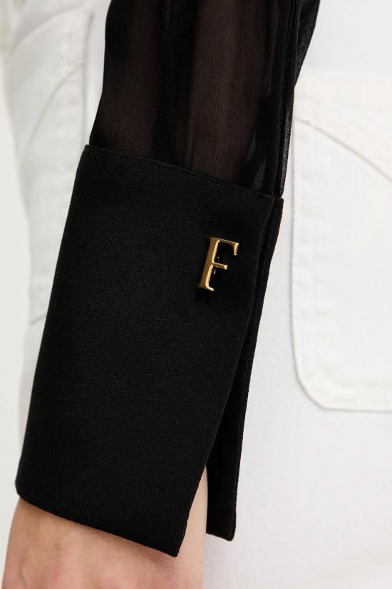 26SS 엘리자베타프랜치 셔츠 CA14861E2 110 Black - ELISABETTA FRANCHI