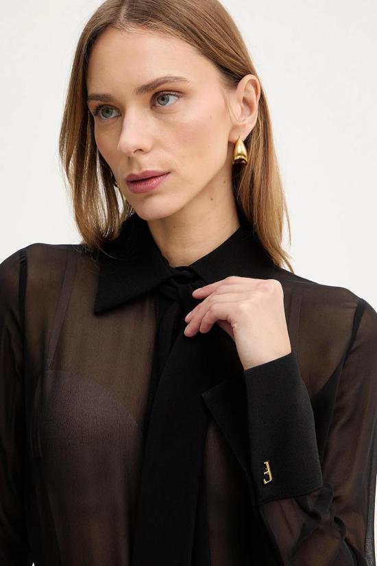 26SS 엘리자베타프랜치 셔츠 CA14861E2 110 Black - ELISABETTA FRANCHI