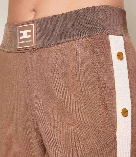 26SS 엘리자베타프랜치 트레이닝/조거 팬츠 KP74S61E2 727 Argilla burro - ELISABETTA FRANCHI