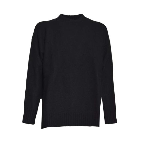 25FW 질샌더 스웨터 J02GP0151J14506 001 Black