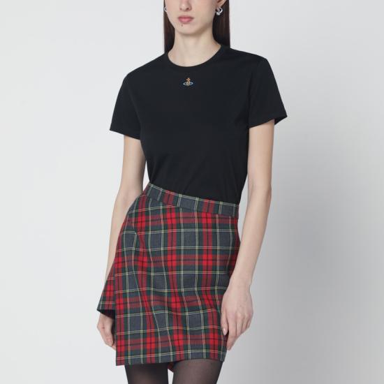  비비안웨스트우드 PERU 페루 ORB 반팔 티셔츠 3G010017J001M Black