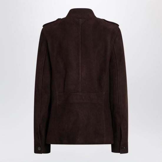 26SS 프라다 가죽 자켓 58A270OOO162O Brown - PRADA