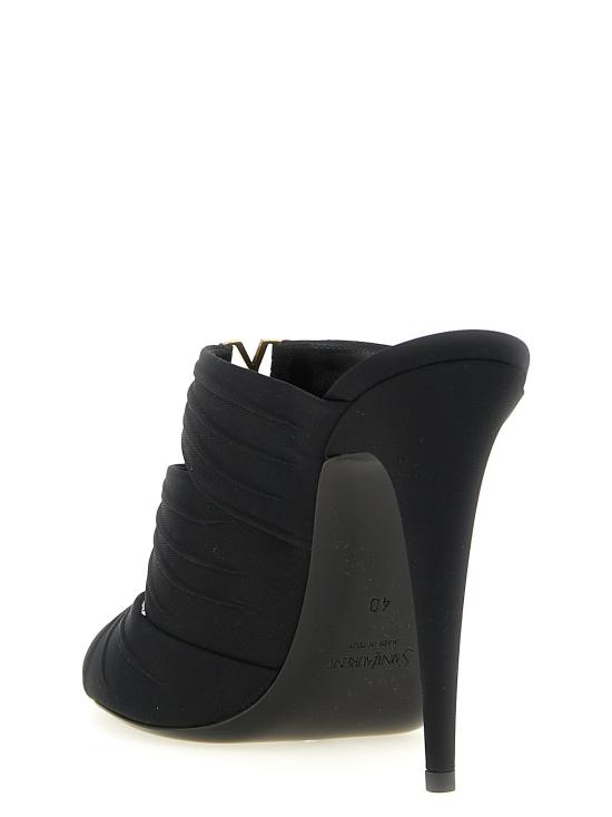 26SS 생로랑 샌들 에밀리  블랙 - SAINT LAURENT