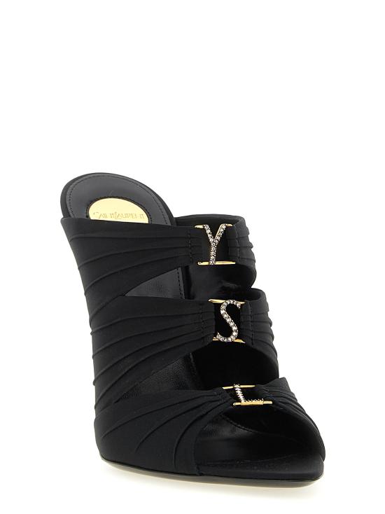 26SS 생로랑 샌들 에밀리  블랙 - SAINT LAURENT