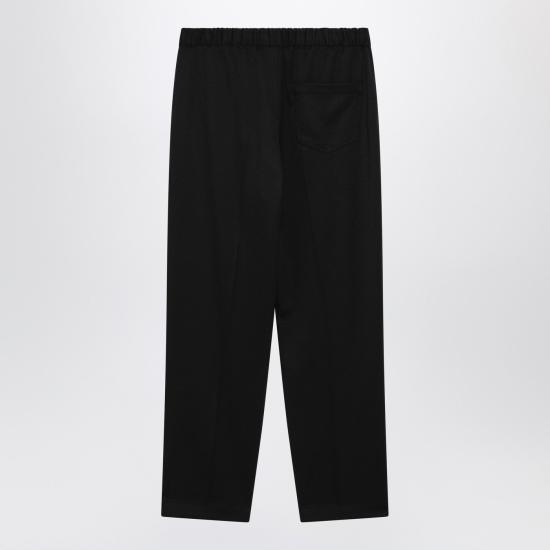 26SS MM6 메종마르지엘라 드로스트링 테일러링 울 트라우저 S52KA0512M35153 Black - MM6 MAISON MARGIELA