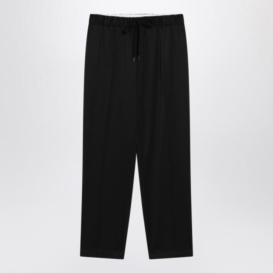 26SS MM6 메종마르지엘라 스트레이트 팬츠 S52KA0512M35153 Black