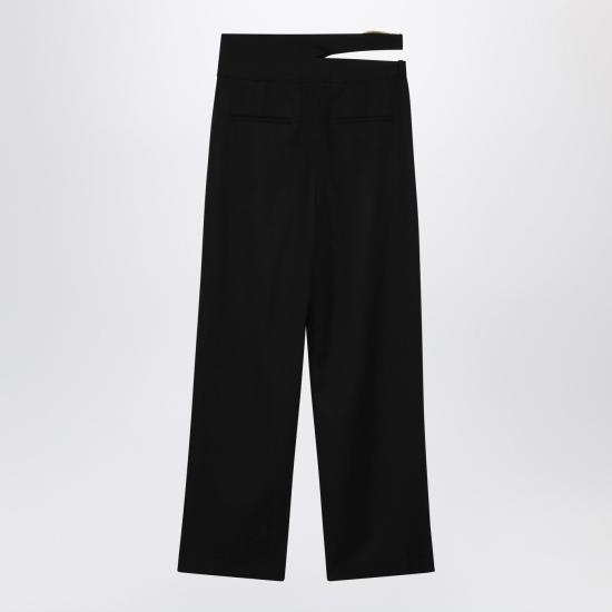 26SS 끌로에 스트레이트 팬츠 CH26SPA08067 Black - CHLOE