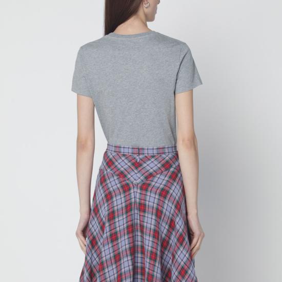  비비안웨스트우드 PERU 페루 ORB 반팔 티셔츠 3G010017J001M Grey - VIVIENNE WESTWOOD