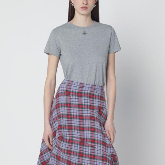  비비안웨스트우드 PERU 페루 ORB 반팔 티셔츠 3G010017J001M Grey