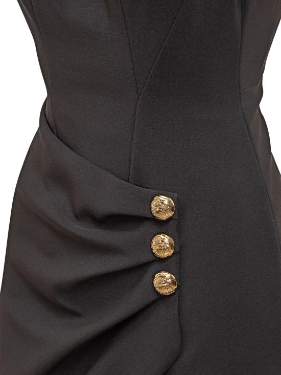 25FW 엘리자베타프랜치 숏 원피스 AB79856E2 110 NERO - ELISABETTA FRANCHI