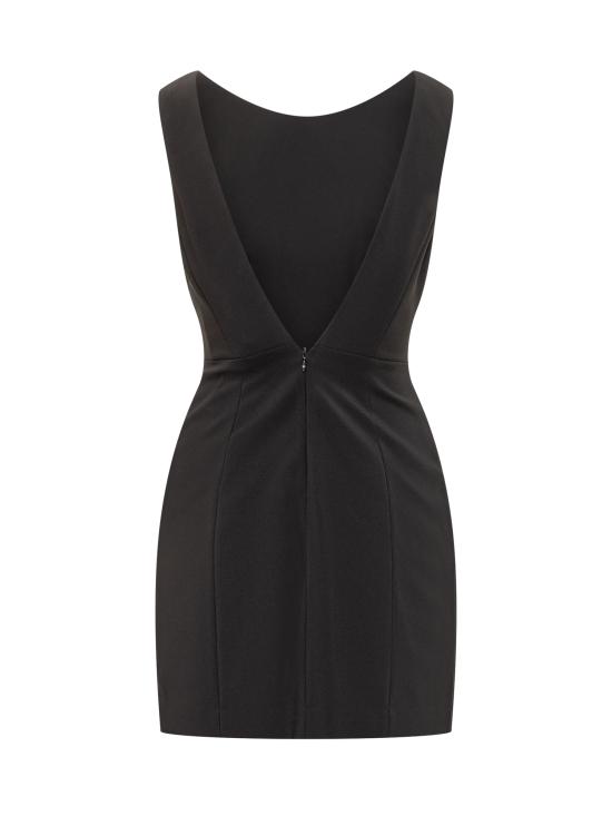 25FW 엘리자베타프랜치 숏 원피스 AB79856E2 110 NERO - ELISABETTA FRANCHI