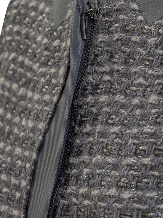 25FW 엠포리오 아르마니 루렉스 트위드 자켓 EW001713AF14268 F8155 BLU SCURO - EMPORIO ARMANI