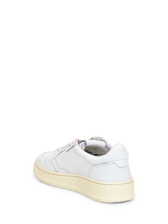 25FW 오트리 메달리스트 로우 레더 스니커즈 AULW LL15 LEAT LEAT WHT WHT - AUTRY