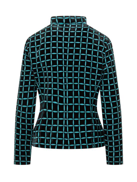 25FW 엠포리오 아르마니 수트 자켓 EW002656TE16688 FC229 QUADRO AZZURRO - EMPORIO ARMANI