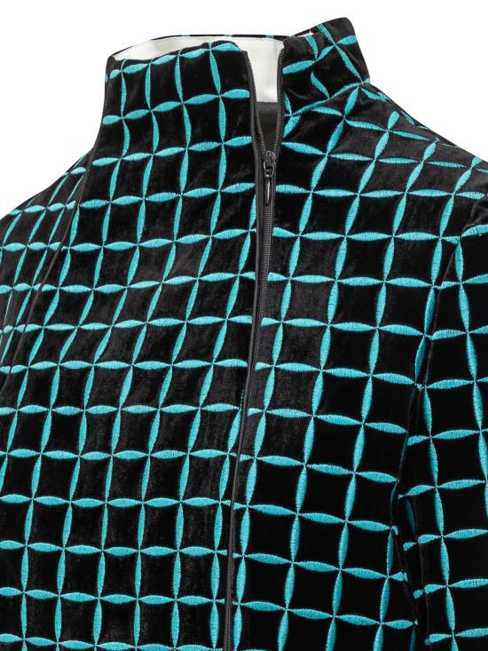 25FW 엠포리오 아르마니 수트 자켓 EW002656TE16688 FC229 QUADRO AZZURRO - EMPORIO ARMANI