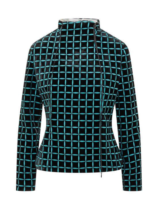 25FW 엠포리오 아르마니 수트 자켓 EW002656TE16688 FC229 QUADRO AZZURRO