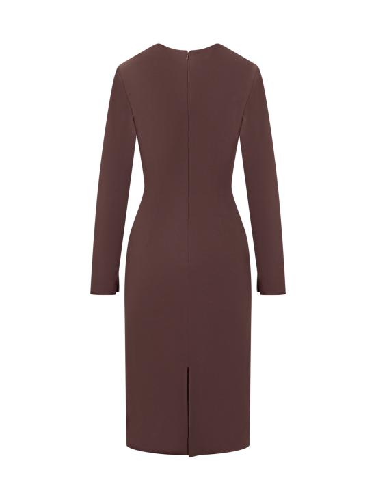 25FW 엘리자베타프랜치 미디 원피스 AB80557E2 EA4 MERLOT - ELISABETTA FRANCHI