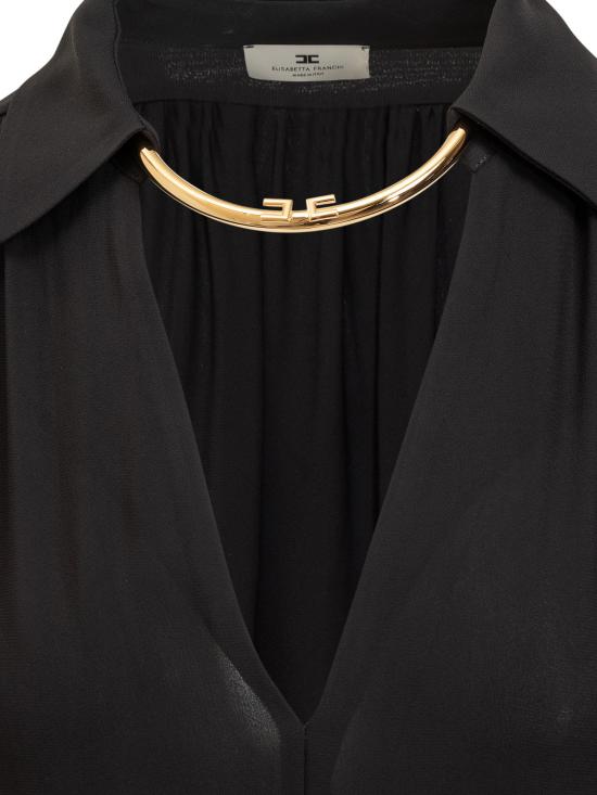 25FW 엘리자베타프랜치 셔츠 CA12356E2 110 NERO - ELISABETTA FRANCHI