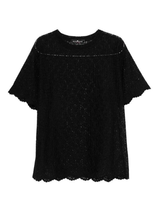 26SS 에르마노 설비노 반팔 티셔츠 D482L342 EQF95708 Black