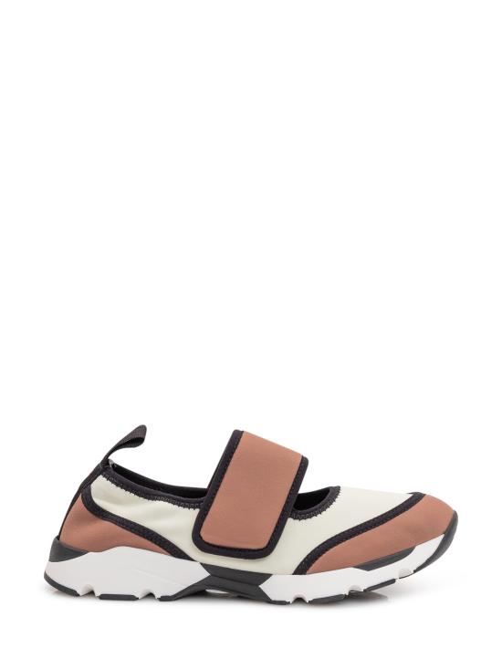 26SS 마르니 라이크라 메리 제인 스니커즈 SNZW020602P7613 ZP082 WHITE LIGHT BROWN