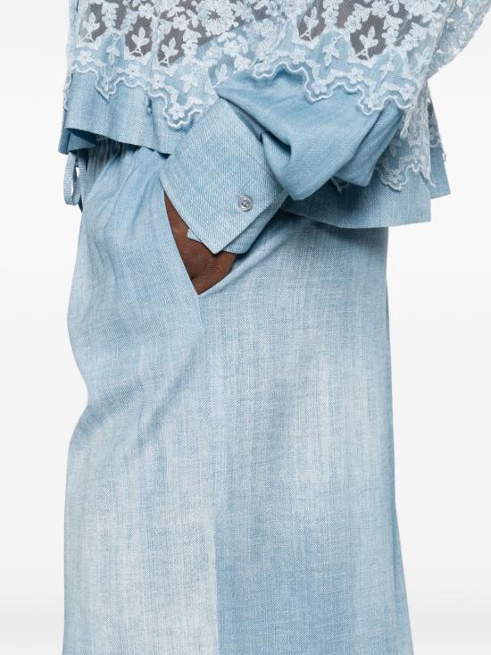 26SS 에르마노 설비노 스트레이트 팬츠 D482P355 EMYS4217 Clear Blue - ERMANNO SCERVINO