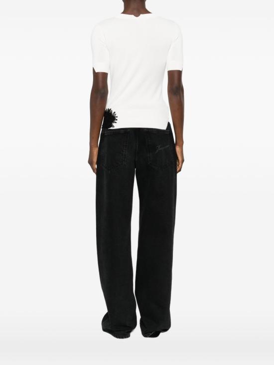 26SS 에르마노 설비노 반팔 티셔츠 D485L306AP IKXB4813 White - ERMANNO SCERVINO