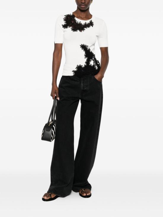 26SS 에르마노 설비노 반팔 티셔츠 D485L306AP IKXB4813 White - ERMANNO SCERVINO