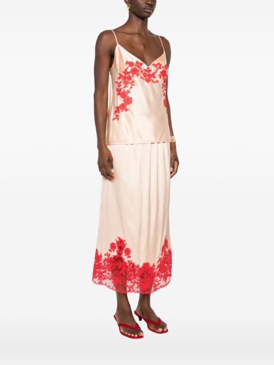 26SS 에르마노 설비노 민소매 티셔츠 D482L319AP XZV20917 Powder - ERMANNO SCERVINO