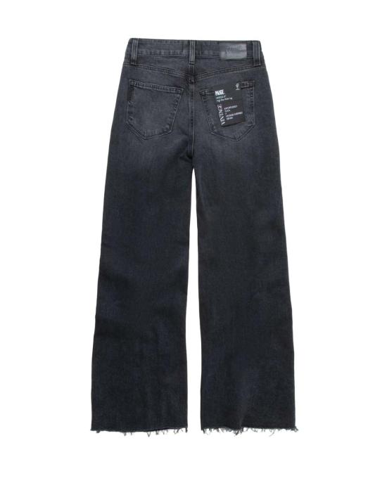  페이지 데님 팬츠 아네사 31인치 와이드 레그 진 블랙 - PAIGE